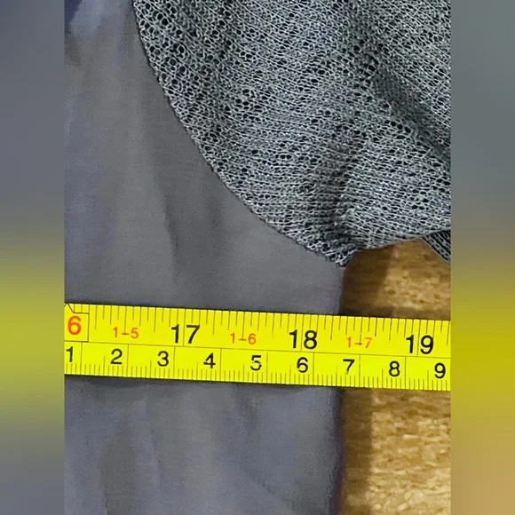 Pretty Angel Navy Patchwork Fringe Dress with Floral Applique - Picture 7 of 9